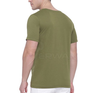 T-shirts pour hommes de haute qualité 100% coton anti-rides à la mode Service OEM coupe régulière vêtements de rue personnalisables - Product Image 4