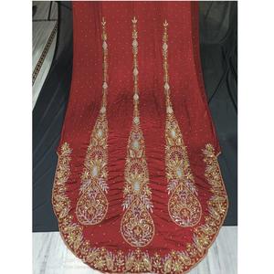 Vestido Dirac con cuentas Rojas tradicionales para mujer africana suministro al por mayor moda somalí modesta y elegante disponible para precio de exportación - Product Image 3