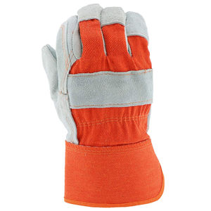 Cuir de vachette robuste de haute qualité personnalisé, meilleur fournisseur, service OEM, gants de sécurité pour hommes, par Amazing Industries - Product Image 4