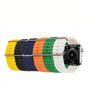 Correa deportiva Apple Ocean Watch Band de 38, 40 y 41 mm para Apple Watch Series 1, 2, 3, 4, 5, 6, 7, 8, 9 y SE - Product Image 1