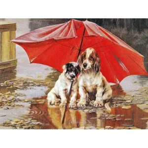 Friends Dog Accent Céramique Murale 8x6 Cuisine Salle de Bain Dosseret Carrelage - Product Image 1