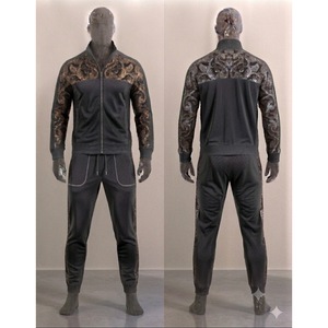 Conjunto Deportivo Unisex de Camuflaje Morado, Chaqueta con Cierre Completo y Pantalones Deportivos, Ropa Casual de Otoño, Trackstar, Marca Privada OEM - Product Image 5