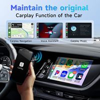 Conector Inalámbrico Universal CarPlay y Android Auto, Plug and Play sin Esfuerzo, CarPlay Inalámbrico Portátil para Smart Box