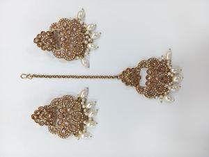 Bijoux indiens en gros, bijoux bon marché pour les fêtes, collier en cristal argenté, ensemble de bijoux - Product Image 2