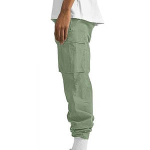 Pantalones Jogger Cargo Extra Grandes para Hombre, 100% Algodón, Estilo Casual, Talla Grande, Ropa Deportiva, Diseño Holgado, BY BS 2026 - Product Image 3
