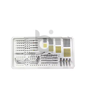 Maxillofacial Kit sekrup Mini, dengan baki kode warna dan pegangan Driver untuk Kit sekrup Maxillofacial bedah fiksasi tulang - Product Image 5