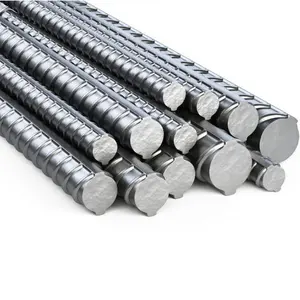 Bridge Material Standard Threaded 12mm Iron Rod HRB 400 Rebar Hot Rolled Factory Price