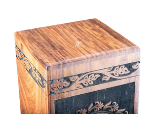 Handcrafted Rosewood Cremation Urn <b>Wooden</b> Memorial <b>Box</b> Memorial <b>Keepsake</b> Decorative Cremation Urn for Ashes - Product Image 5