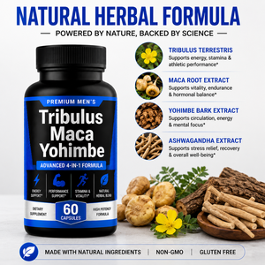 Cápsulas <span class=keywords><strong>de</strong></span> <span class=keywords><strong>Tribulus</strong></span>, Maca y Yohimbe <span class=keywords><strong>de</strong></span> Marca Privada OEM, Suplemento Herbal para la Vitalidad y Energía Masculina - Product Image 6