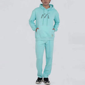 Survêtements Streetwear 100% coton pour hommes séchage rapide conception de Logo personnalisé course à pied ensemble de jogging en plein air léger - Product Image 3