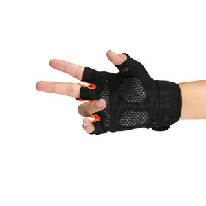 High Quality New Professional Weight Lifting Leather Gym Gloves Outdoor <b>Windproof</b> Best Price Customizable Men's - Product Image 6