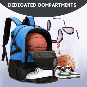 Stylish Modern Design Versatile Basketball <b>Backpack</b> With Internal Organizer For Athletes Daily Use - Product Image 2