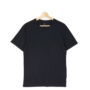 T-shirt basique en coton uni pour homme, toucher doux, prêt pour l'étiquetage privé, vente en gros - Product Image 4