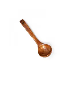 ช้อนซุปไม้มีสไตล์เครื่องครัวขนาดที่กําหนดเองและโลโก้ขายดีช้อนซุปไม้ - Product Image 1