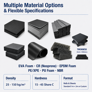 عازل حراري ذاتي اللصق PE/EVA/CR/EPDM/XPE/PU عازل للصوت - Product Image 3