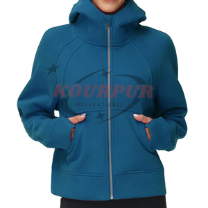 Sweat à capuche pull personnalisable pour femme respirant et meilleur sweat à capuche d'échauffement avec motifs zippés et poches à prix raisonnable - Product Image 1