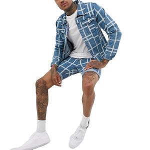 Ropa para Hombre al por Mayor, Chaquetas de Mezclilla Azul Extra Grandes con Dos Bolsillos, Estilo Urbano, Transpirables para Invierno, Personalizadas - Product Image 2