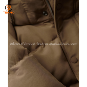 แจ็กเก็ตขนเป็ดเสื้อโค้ทขนเป็ดใส่สบายสำหรับผู้ชายแจ็กเก็ตปักเป้าแบบกำหนดเอง - Product Image 4