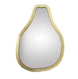 Espejo de pared con marco de Metal Premium, espejo decorativo elegante para Baño, Dormitorio, pared de salón - Product Image 5