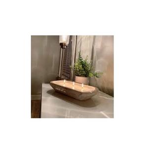 Portavelas de masa de madera para Ventas de Fábrica y cuencos de vela de masa de madera decorativos para artículos decorativos para el hogar - Product Image 2