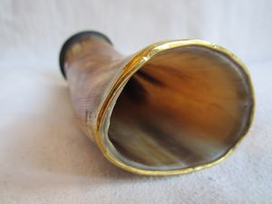 แก้วลายฮอร์นสำหรับดื่มทำมือไม่เหมือนใครทำมือแกะสลักด้วยมือแก้วทรงกรวยสำหรับดื่มแบบไวกิ้ง - Product Image 3