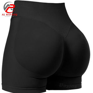 Short de yoga de gymnastique taille haute pour femme Leggings de levage des fesses sans couture avec contrôle du ventre pour l'entraînement - Product Image 6