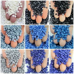6mm-8mm High Quality Hotfix Semi-Round Crystal Imitation Flatback Pearl Beads For Crafts DIY Decoration