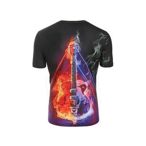 100% coton graphique hommes T-Shirt coupe ample élégant tenue décontractée avec impression numérique haute qualité mode à la mode - Product Image 4