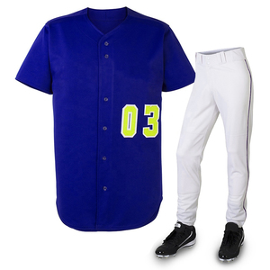 Customized Logo <b>Light</b> Weight Baseball Uniform Oversized Anti-UV Anti-Bacterial Quick Dry Breathable 100% Polyester Plus Size - Product Image 4