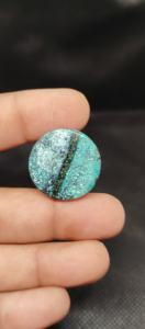 Turquesa Tibetana 100% Natural, Precio al por Mayor, Lote de Cabujes de Turquesa Tibetana Hechos a Mano para la Fabricación de Joyas - Product Image 3