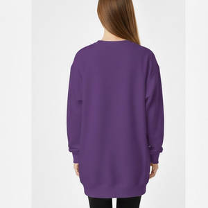 Sudadera cómoda para mujer, de talla grande, suave, de forro polar, holgada, cálida, informal, para uso diario, estilo urbano. - Product Image 2