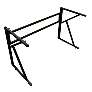 CBCC004 Industrial Design Style K-shaped <b>Footrest</b> for 120x60 cm Tables Heavy Duty for Home Office - Product Image 1