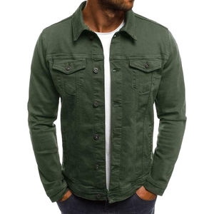 Chaqueta vaquera de nuevo diseño personalizada 2025 para hombre, chaqueta vaquera de invierno de calidad superior personalizada para primavera y otoño - Product Image 1