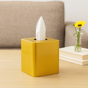 Caja de pañuelos de laca tradicional de Vietnam, caja de servilletas Rectangular de madera hecha a mano para accesorios de decoración del hogar de lujo - Product Image 1