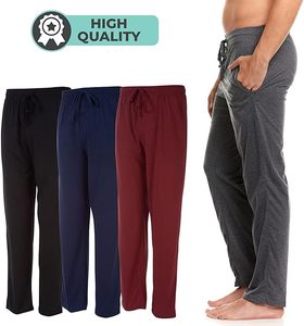 Estos versátiles esenciales de poliéster hilo de plumas de punto hogar Loungewear hombres ropa de dormir para el sueño de invierno - Product Image 2