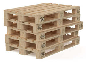 Paletas de madera de doble cara Euro Epal ecológicas de 4 vías para logística, piezas de alimentos, característica de Color duradero, materia prima ligera - Product Image 4