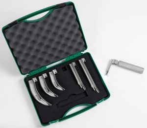 EQUIPO ENT REUTILIZABLE, LARINGOSCOPIO CONVENCIONAL CON MAC Y MOLINO () .. - Product Image 1