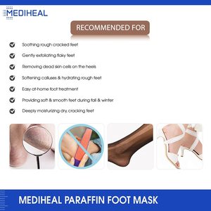 MEDIHEAL <b>Paraffin</b> Foot Mask 5 Pieces - Product Image 2