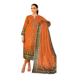 High Quality Ready to Wear Casual Dresses From Pakistan Traditional Shalwar Kameez <b>Wool</b> <b>Shawl</b> Dress Women for Winter Season - Product Image 1