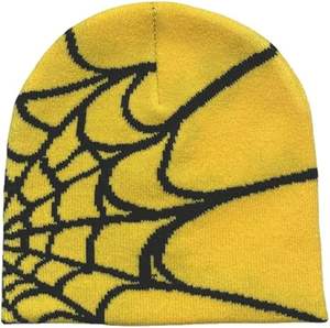 Gorro de punto de lana acrílica con diseño de araña para mujer, gorro cálido de invierno para hombre, gorros casuales para exteriores - Product Image 2
