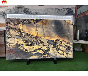 Mármol Blanco Elefante Retroiluminado, Mármol Ocean Storm con Diseño de Libro, Losa de Piedra para Isla de Cocina, Mármol Blanco Calacatta <span class=keywords><strong>Viola</strong></span> de China - Product Image 1