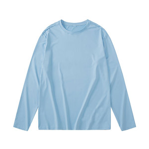 Camisetas de manga larga para hombre de buena calidad OEM ropa informal personalizada antiarrugas tarifa barata fábrica - Product Image 2