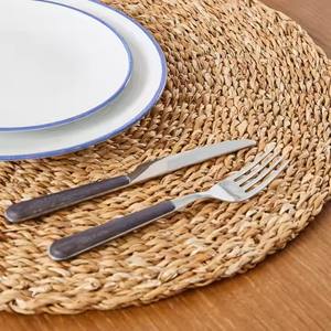 Placa de cargador ecológica de jacinto de agua/mantel tejido para mesa comedor fiesta boda decoración DHT artesanía personalizable - Product Image 1