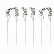 Elegant Premium Stainless Steel Olive Picks Reusable Heavy Duty Dishwasher & Food Safe Skewers Bar Kitchen Party Tools Set - Product Image 6