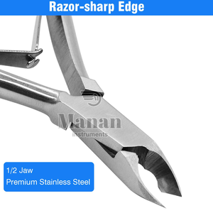 Coupe-cuticules professionnel en acier inoxydable de haute qualité pour le soin des ongles, coupe-ongles de précision tranchant, design durable pour la manucure des doigts - Product Image 6