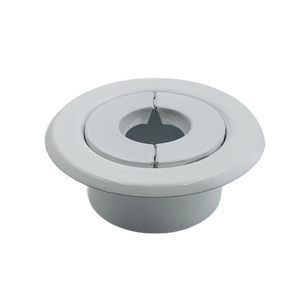 Trois pièces 3/4 "IPS encastré arroseur d'incendie écusson blanc pur RAL 9010 Type séparé accessoire d'équipement de lutte contre l'incendie en acier - Product Image 3