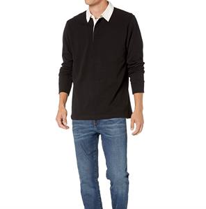 Maillot de Rugby unisexe classique haut élégant motif solide 100% coton matériau souple Durable exclusif Logo personnalisé prix compétitif - Product Image 4