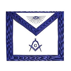 Tabliers maçonniques en cuir durables sur mesure, broderie en fil d'or, caractéristiques personnalisées ornées de bijoux, régalia parfaite pour les maîtres - Product Image 2