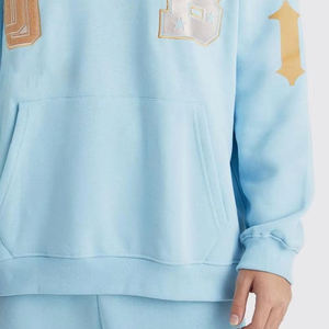 Pull à capuche personnalisé sérigraphié pour hommes, vêtements personnalisables en polaire légère et lourde en coton mélangé - Product Image 6