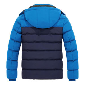 แจ็กเก็ตทรงพองมีฮู้ดสำหรับผู้ชายแฟชั่นฤดูหนาวออกแบบได้ตามต้องการ - Product Image 2